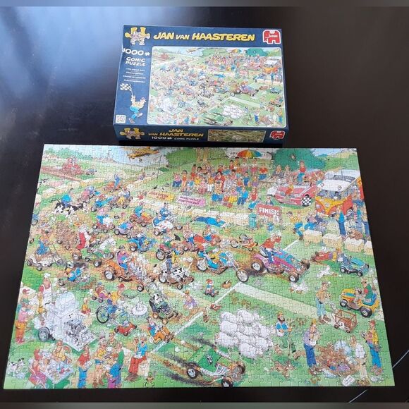 Jan Van Haasteren puzzle "Lawn Mower Race" 1000 piece - Picture 1 of 1